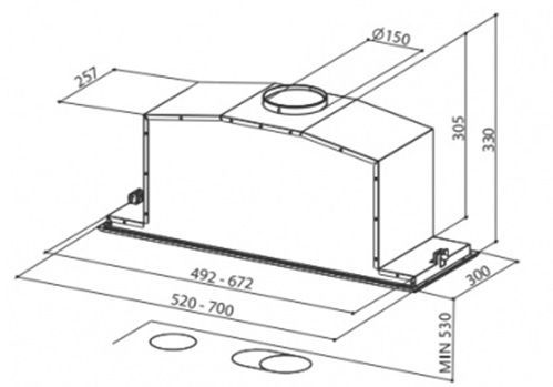 Вытяжка Faber INCA LUX EV8 X/BK A52