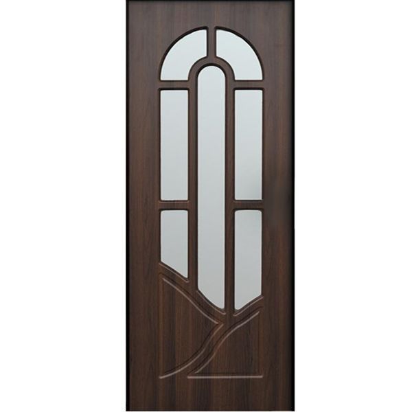 Дверное полотно Неман Аркадия ПО 600 мм орех шоколадный