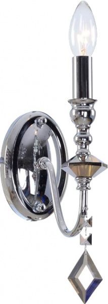 Бра Victoria Lighting Antonia/AP1 1x40 Вт E14 хром 