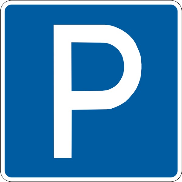 Знак дорожній Євро знак Місце для стоянки 5.38 