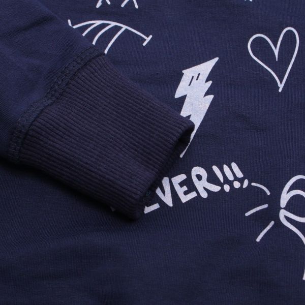 Світшот Luna Kids 7 р.104 темно-синій 