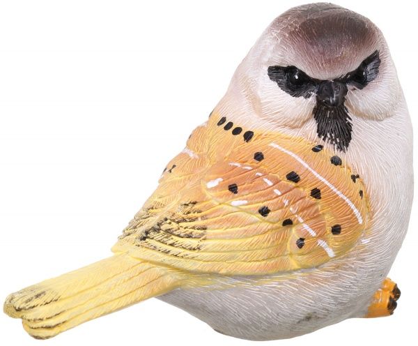 Декоративная фигура желтая птичка 135x75x75 мм