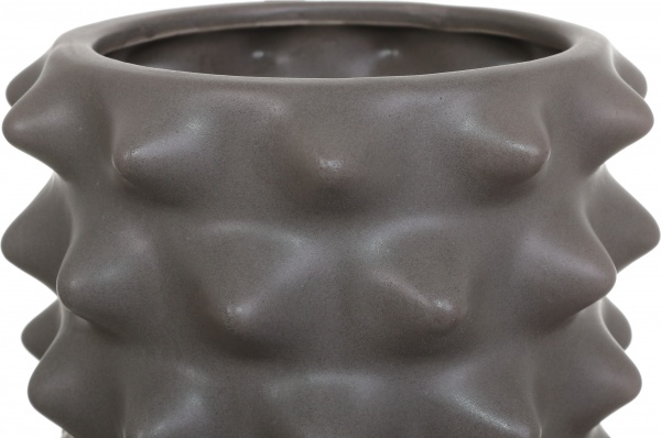 Ваза керамическая коричневый Сандвик 13,5х27 см