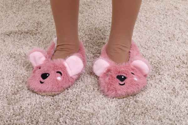 Капці дитячі для дівчинки Maxwin KIDS Звірята Кролик р.29-31 рожевий 