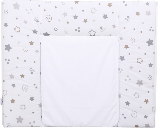 Сповивальний матрацик Little stars beige\grey (426.20) Baby Veres 72x80 см
