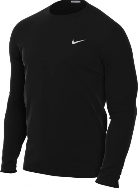 Футболка Nike M NK DF UV MILER TOP LS FB7070-010 р.2XL серый