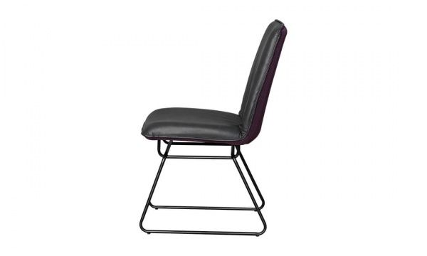 Стул обеденный Флер X-1549 460х640х905 мм черный/фиолетовый