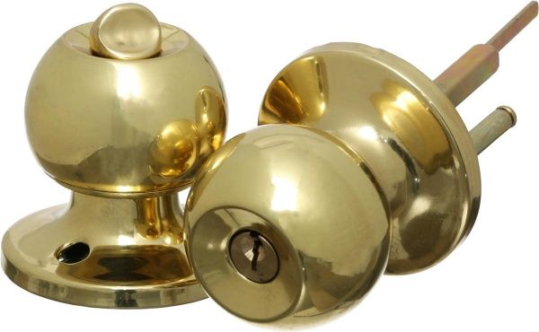 Кнобсет Latuna (T-587 PBET) цилиндрический полированная латунь