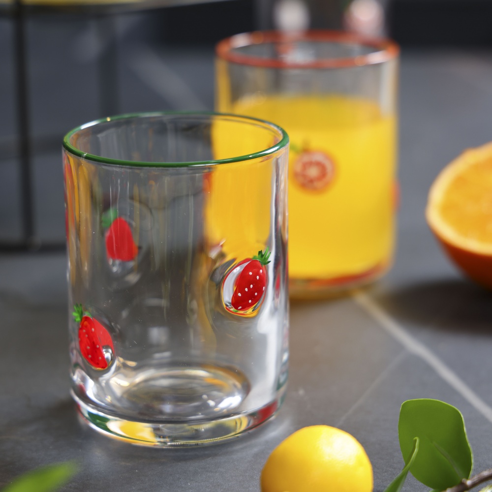 Стакан для воды Maxmark Strawberry 400 мл 1 шт.