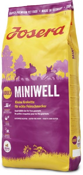 Корм Josera Miniwell для собак малих порід 15 кг