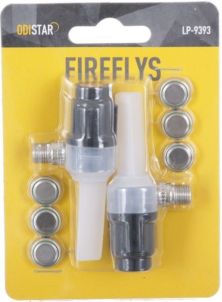 Фонарь велосипедный LP Electro для колес LP-9393(GR) 2 шт. серый 