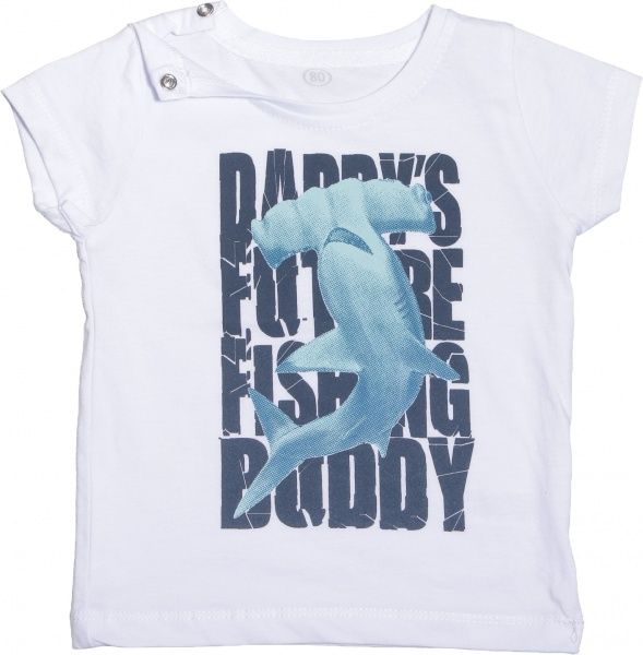 Дитяча футболка Фламінго р.68 білий 569-123 