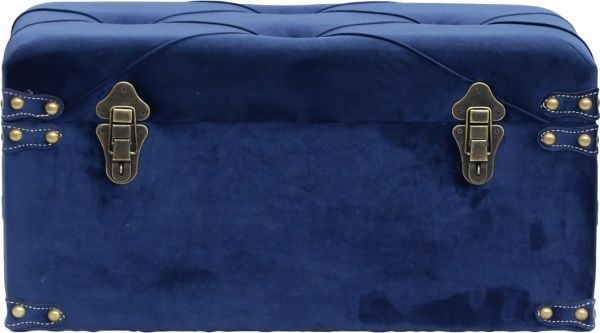 Скриня-пуф Art&Crafts Велюр 57х30х29 см синій 