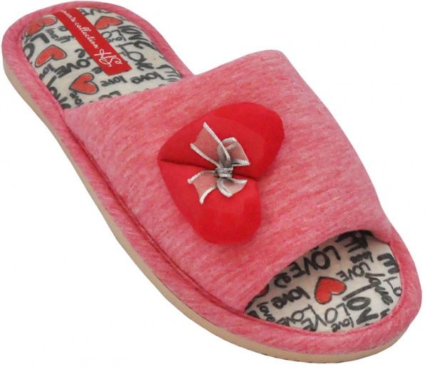 Капці домашні Home Story р. 39 кораловий 200306-10 