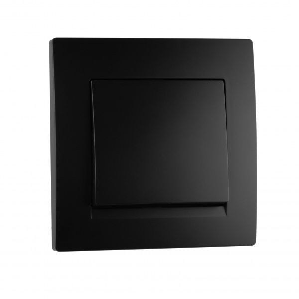 Вимикач одноклавішний UP! (Underprice) One Plus без підсвітки 10 А 250В антрацит 706-4242-100