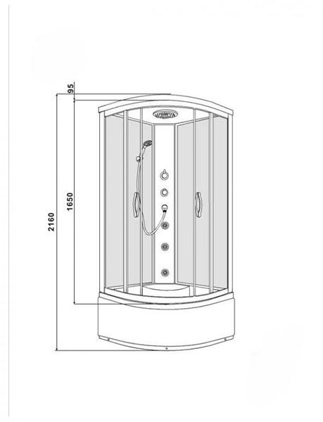 Гидромассажный бокс DP 426
