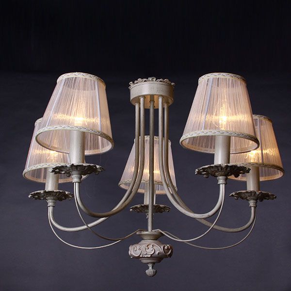 Люстра Altalusse INL-6119P-15 светлый крем/белый