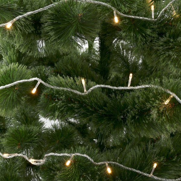 Электрогирлянда линейная Девилон белая 651344 встроенный светодиод (LED) 20 ламп 20 м 