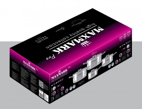 Набір посуду 8 предметів MK-4108 Maxmark