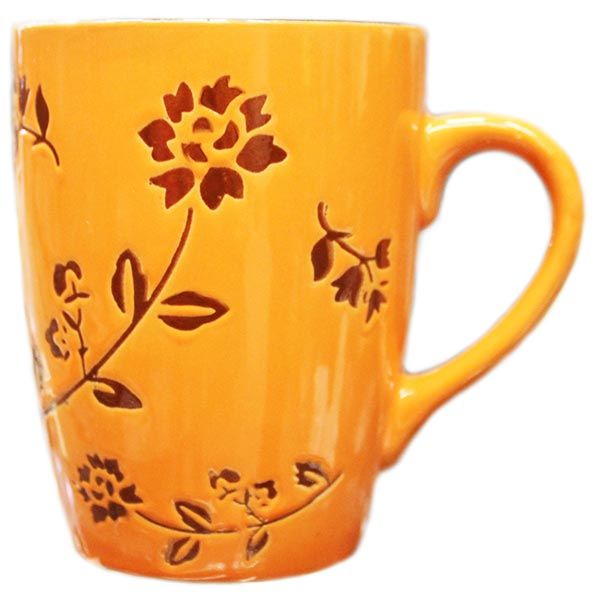 Чашка керамическая Flower в ассортименте 340 мл