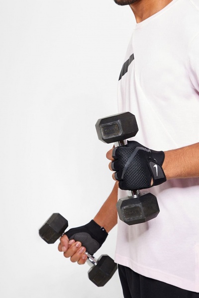 Перчатки атлетические Nike Mens Extreme Fitness Gloves р. L черный 