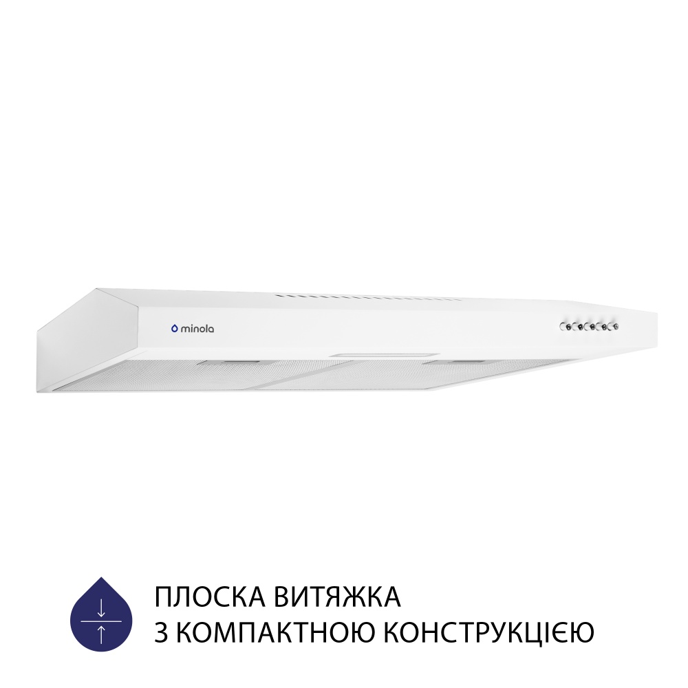 Витяжка Minola HPL 613 WH плоска