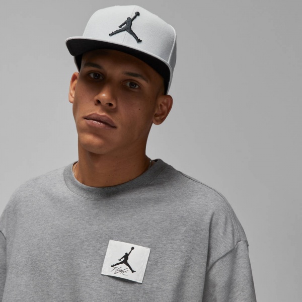 Футболка Nike M J FLT ESS OVRSZ SS CREW DZ7313-091 р.3XL сірий