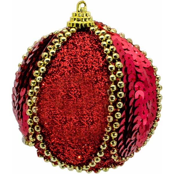 Шарик новогодний 9755 80 мм