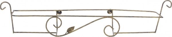 Підставка для квітів Балкон середній 94х14x20 см коричневий 