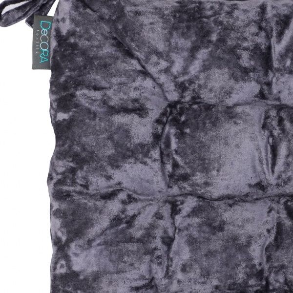 Подушка на стілець MODA 40х40 темно-сірий Decora textile
