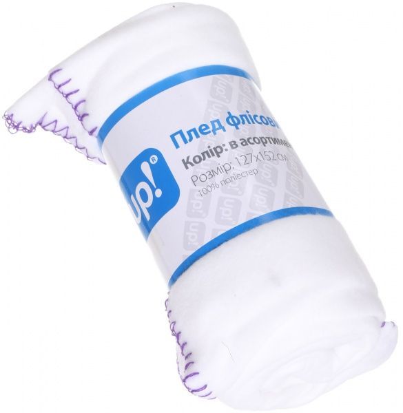 Плед Polar флисовый 127x152 см в ассортименте UP! (Underprice) 