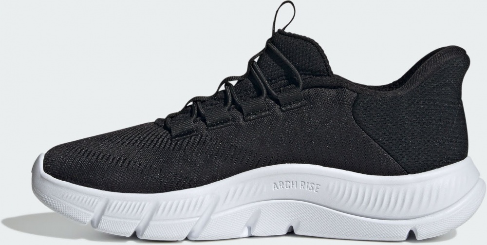 Кроссовки женские Adidas CLOUDFOAM FLEX - RAPIDFIT CBLACK/FTWWHT/SILVMT HP7002 р.38 2/3 черные