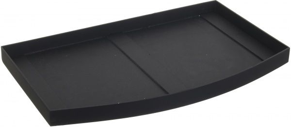 Піддон Aqvida ТМ фарбований чорний 120х40 овальний ПО-120