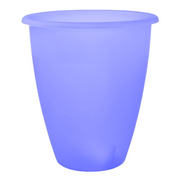 Горшок цветочный Алеана Лукас 13x15 см фиолетовый-прозрачный