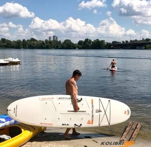Доска Riverday (ex Kolibri) для гребли стоя SUP-n-GO! белый