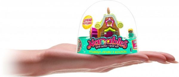 Ігровий набір Jazwares Nanables Small House Містечко солодощів Магазин Печиво з молоком (NNB0012) 