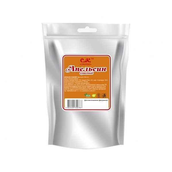 Апельсин Смачно сушений 100 г 