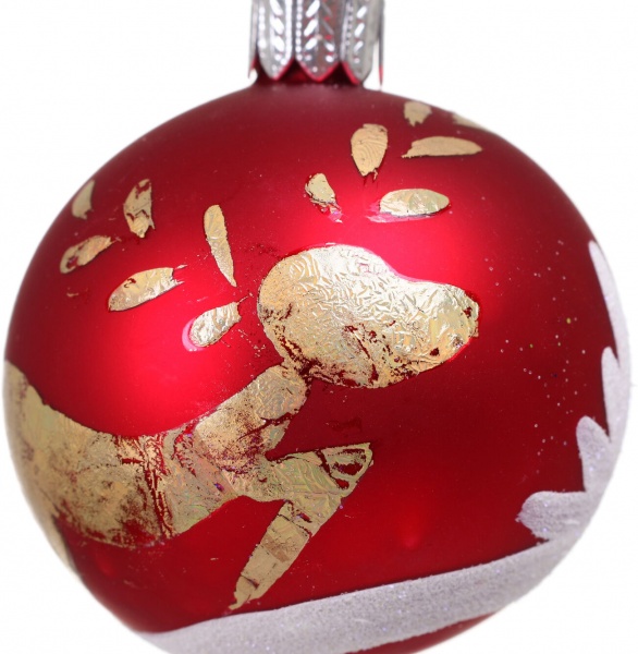 Шар новогодний мульти d 60 мм в ассортименте