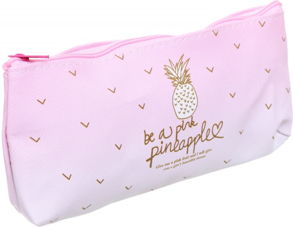 Пенал шкільний Ананас у тренді Nota Bene рожевий