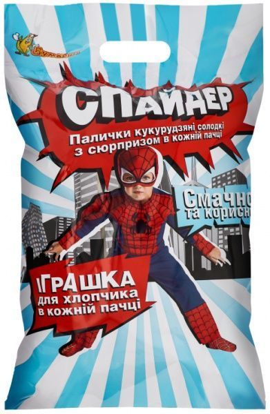 Палочки кукурузные с сюрпризом 100гр 4820205521300