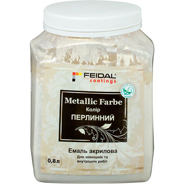 Декоративна фарба Feidal Metallic Farbe перлина 0,8 л