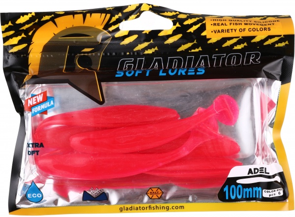 Силікон Gladiator 1028 100 мм 6 шт. ADEL - 4 #12