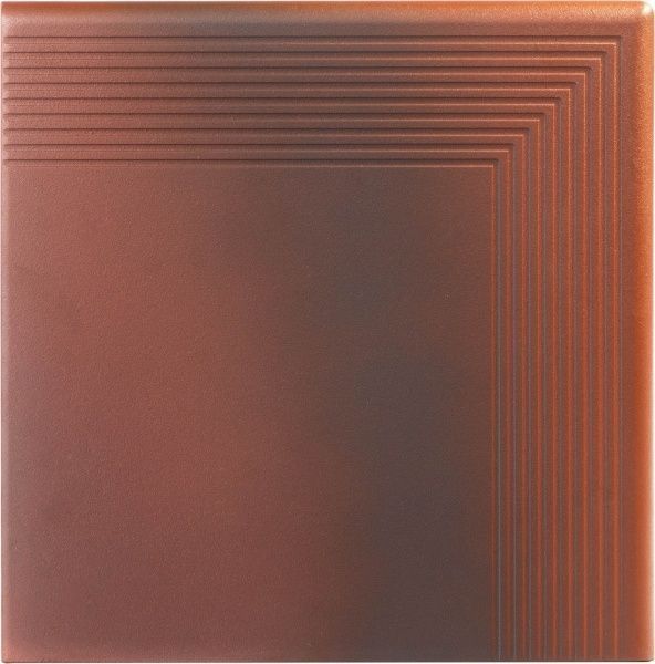 Клинкерная плитка OLD CASTLE RED STOPNICA NAROZNA 30х30х1,1 Cerrad