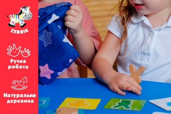 Игра настольная Vladi Toys Фигуры в мешочке: Цвета и формы ZB2001-01