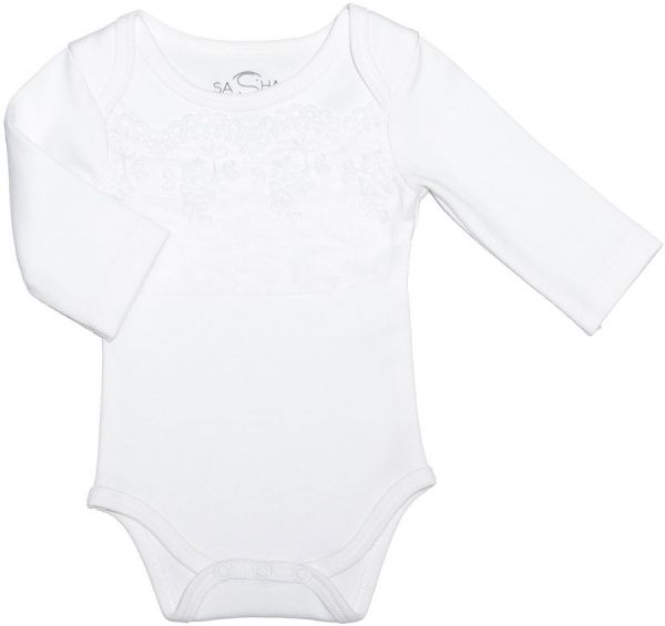 Боди Sasha детский праздничный р.74 молочный 85415130 