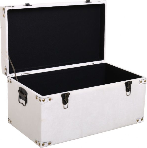 Скриня-пуф Art&Crafts Велюр 64х35х33 см айворі 