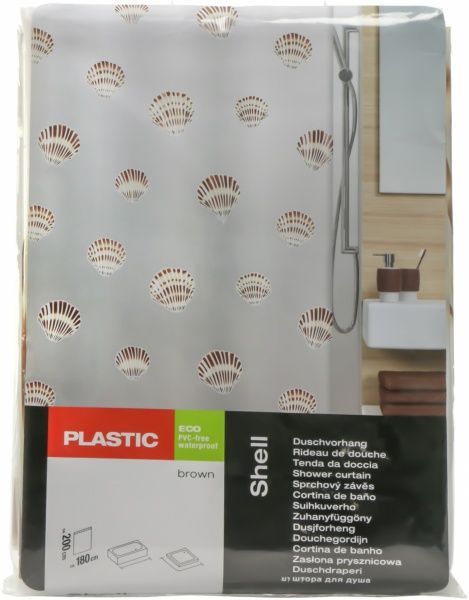 Шторка для ванной Spirella SHELL 10.15239