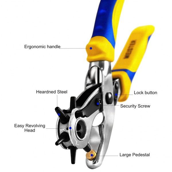 Дырокол S&R револьверного типа + щипцы 2 шт 274400300