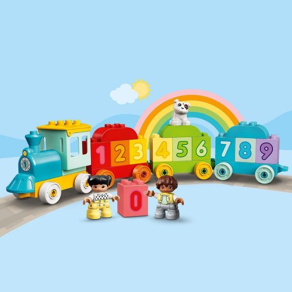 Конструктор LEGO DUPLO Поезд с цифрами — учимся считать 10954