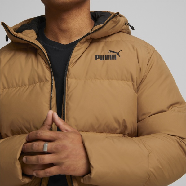 Пуховик Puma HOODED DOWN PUFFER 84998774 р.S коричневый